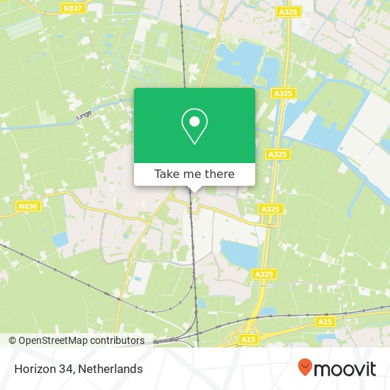 Horizon 34, 6661 PA Elst map