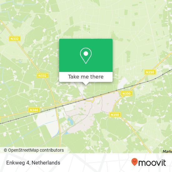 Enkweg 4, 7451 JN Holten map