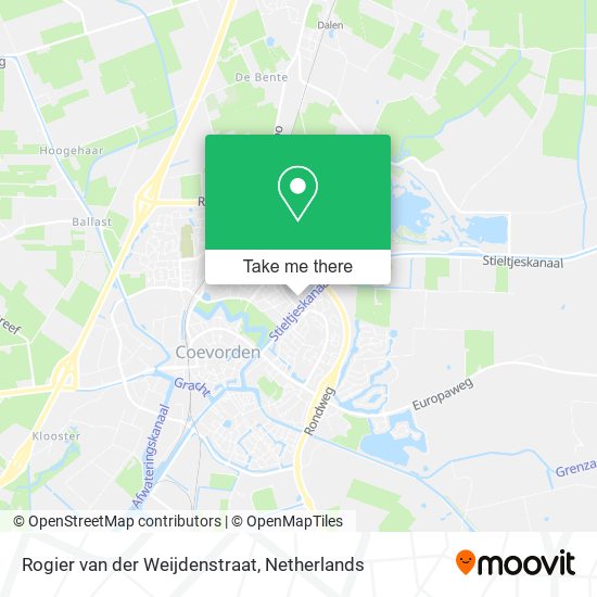 Rogier van der Weijdenstraat map