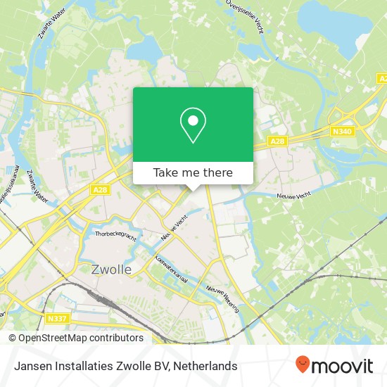 Jansen Installaties Zwolle BV, Floresstraat 22 Karte