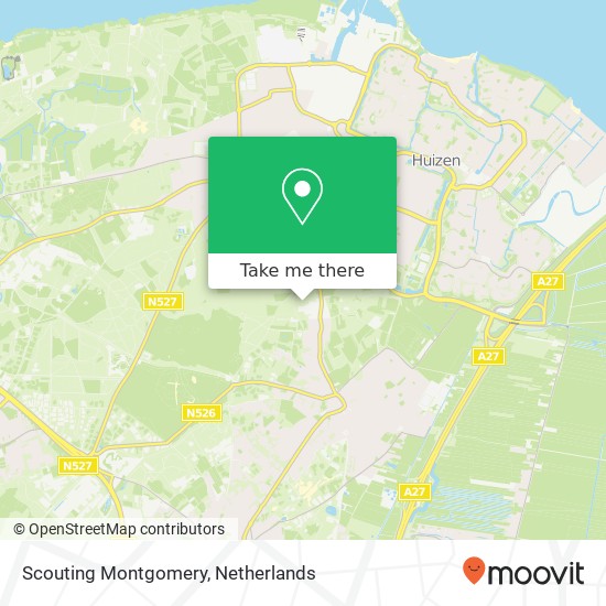 Scouting Montgomery, Oude Blaricummerweg map