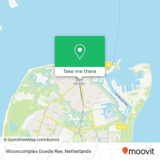 Wooncomplex Goede Ree, Bernhardplein 21 map