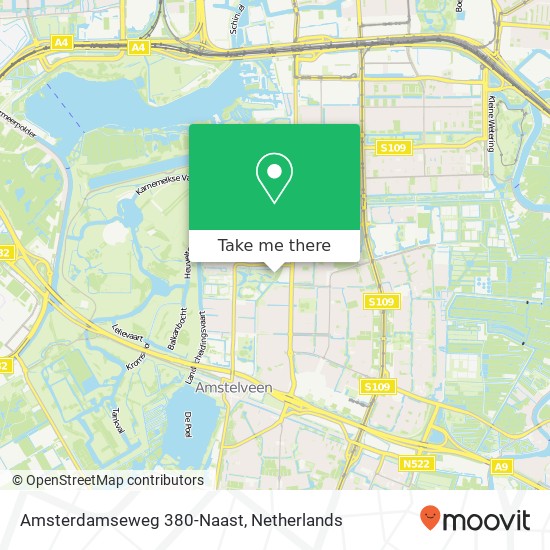 Amsterdamseweg 380-Naast, Amsterdamseweg 380-Naast, 1182 HS Amstelveen, Nederland map