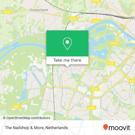 The Nailshop & More, Naardenstraat 29 map