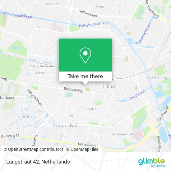 Laagstraat 42 Karte