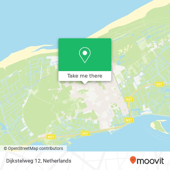 Dijkstelweg 12, Dijkstelweg 12, 3253 TB Ouddorp, Nederland Karte
