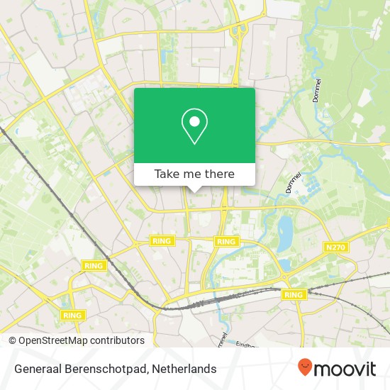 Generaal Berenschotpad, 5623 Eindhoven map