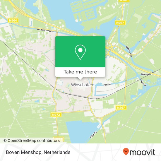 Boven Menshop, Langestraat map