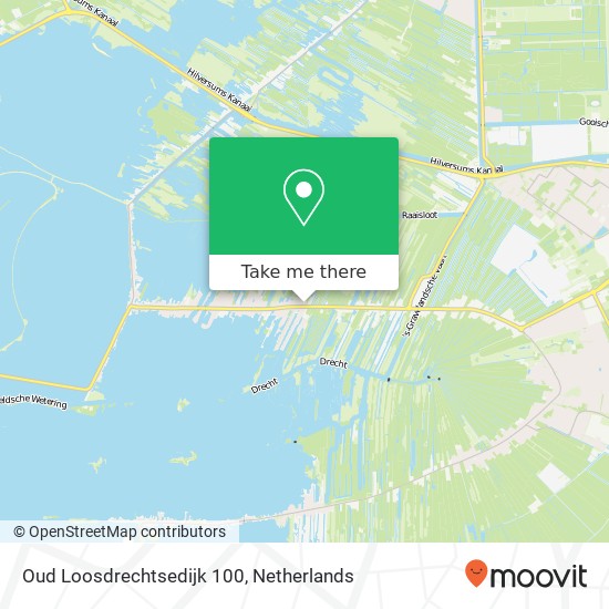 Oud Loosdrechtsedijk 100, 1231 ND Loosdrecht map