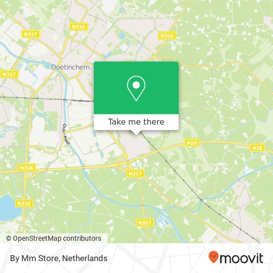 By Mm Store, Zonnebloemstraat 4 map