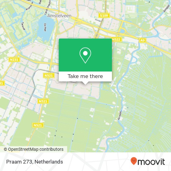 Praam 273, Praam 273, 1186 TV Amstelveen, Nederland Karte