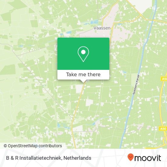 B & R Installatietechniek, Zwolseweg 491 map