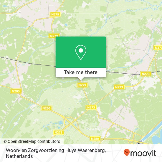 Woon- en Zorgvoorziening Huys Waerenberg, Heythuyserweg 40 Karte