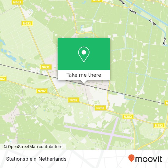 Stationsplein, 5121 EB Rijen map