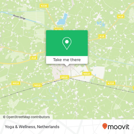 Yoga & Wellness, Spoorstraat 13-15 map