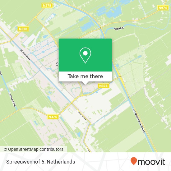 Spreeuwenhof 6, 9502 TL Stadskanaal map