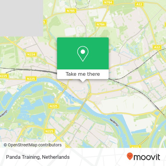 Panda Training, Walstraat 76 Karte