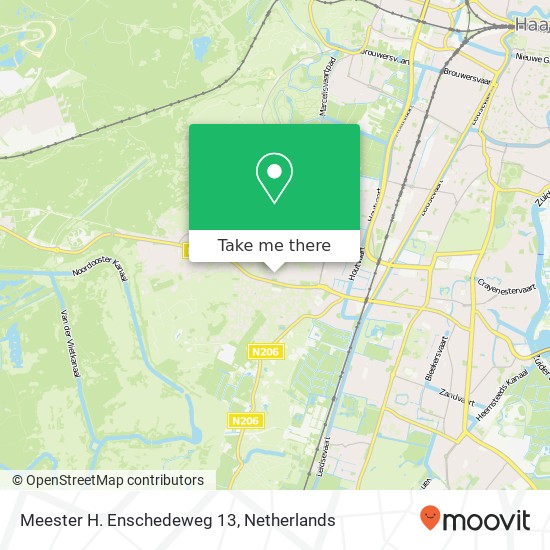 Meester H. Enschedeweg 13, 2111 EA Aerdenhout map