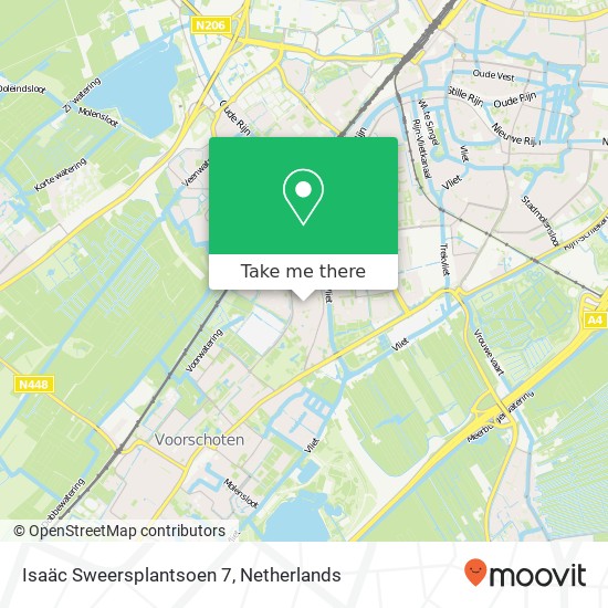 Isaäc Sweersplantsoen 7, 2253 TE Voorschoten map