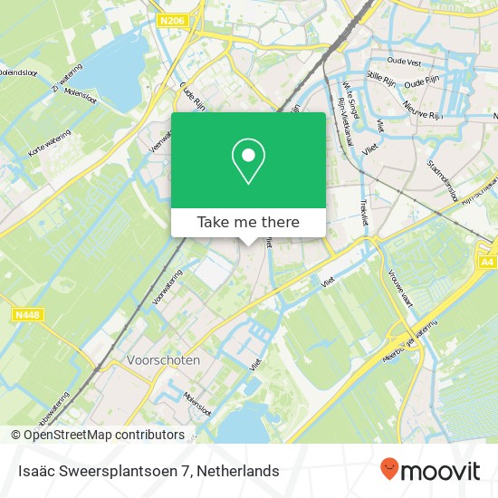 Isaäc Sweersplantsoen 7, 2253 TE Voorschoten Karte