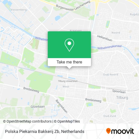 Polska Piekarnia Bakkerij Zb map