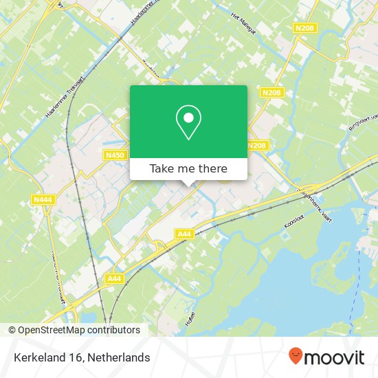 Kerkeland 16, 2171 PS Sassenheim map