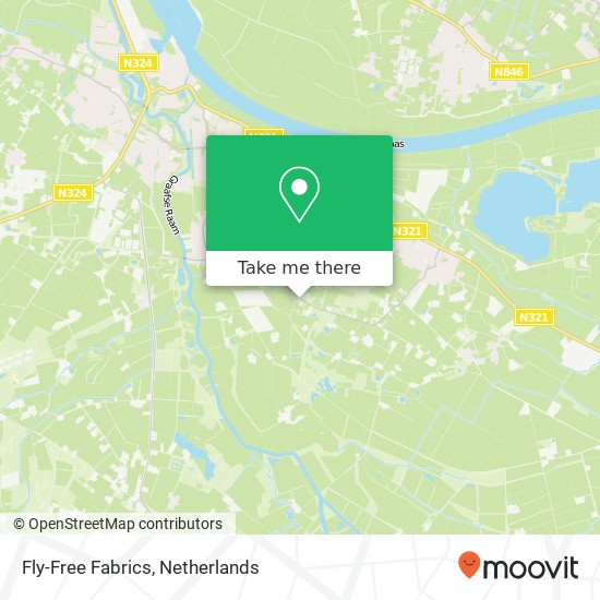 Fly-Free Fabrics, Graafschedijk 75 map