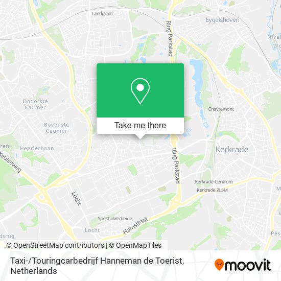 Taxi- / Touringcarbedrijf Hanneman de Toerist Karte