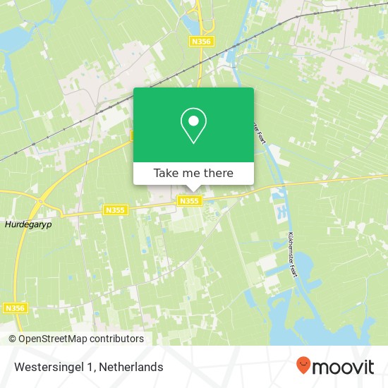 Westersingel 1, 9257 DP Noardburgum map