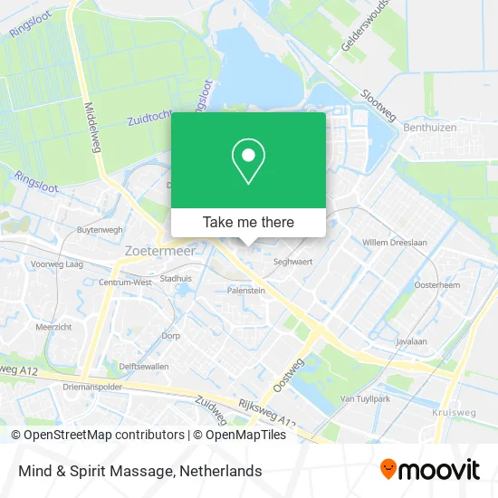 Mind & Spirit Massage map