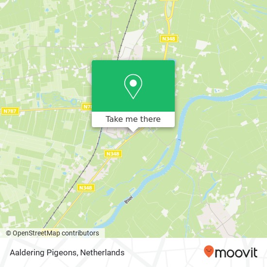 Aaldering Pigeons, Arnhemsestraat 49 map