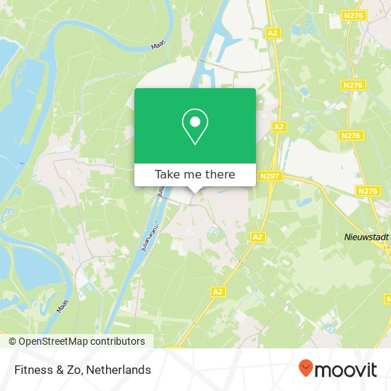 Fitness & Zo, Florianstraat 8 map