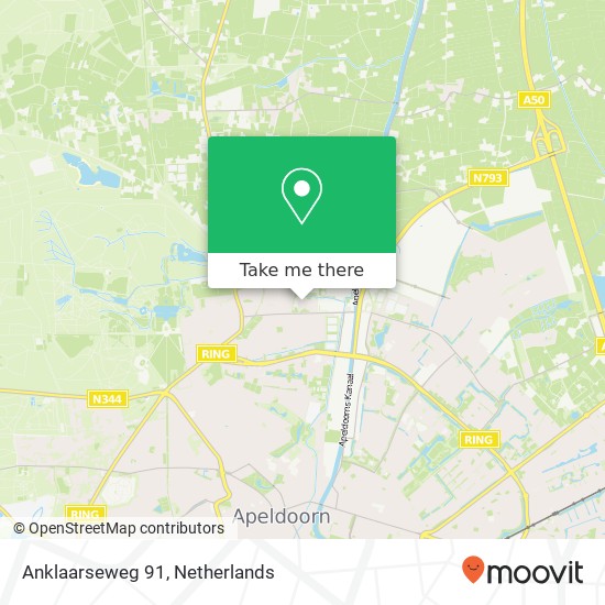 Anklaarseweg 91, Anklaarseweg 91, 7316 MC Apeldoorn, Nederland map