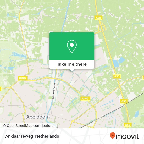 Anklaarseweg, 7323 AX Apeldoorn map