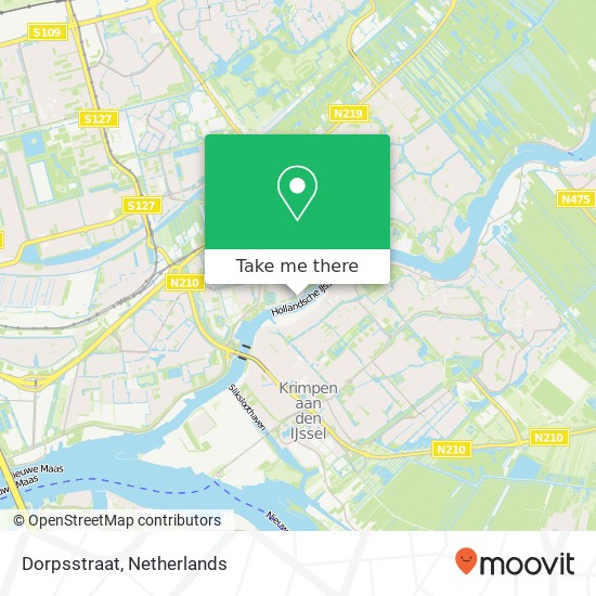 Dorpsstraat, 2903 LC Capelle aan den IJssel map
