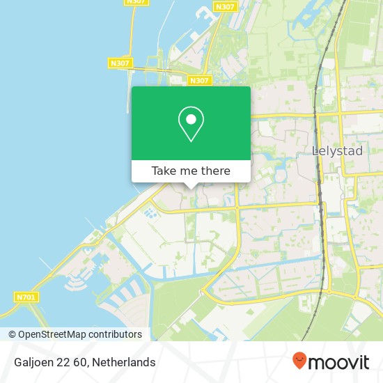 Galjoen 22 60, 8243 MB Lelystad map