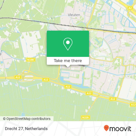 Drecht 27, 3453 MC De Meern map