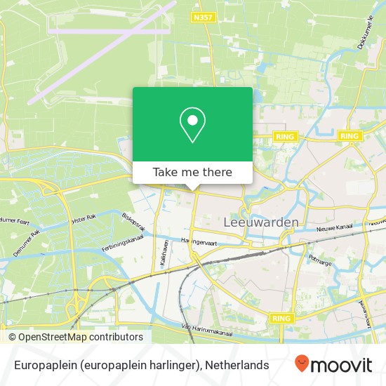 Europaplein (europaplein harlinger), 8914 AB Leeuwarden map