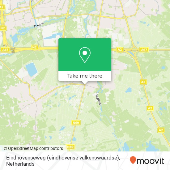 Eindhovenseweg (eindhovense valkenswaardse), 5582 Aalst map