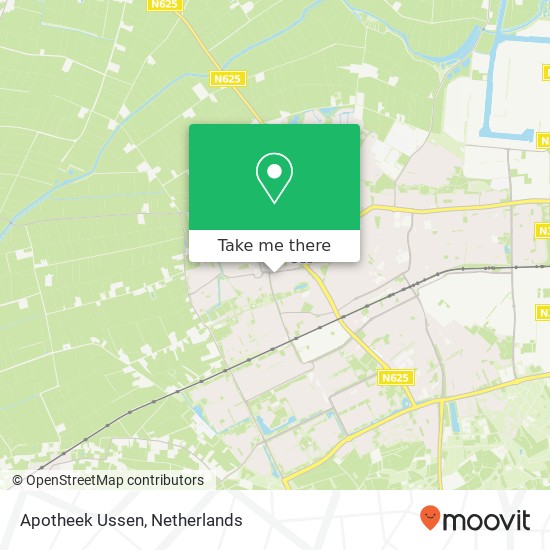 Apotheek Ussen, Opaalweg 86 map