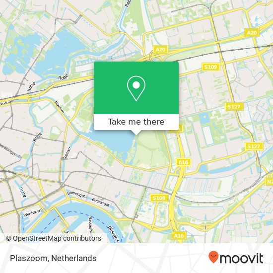 Plaszoom, Plaszoom, 3062 Rotterdam, Nederland Karte