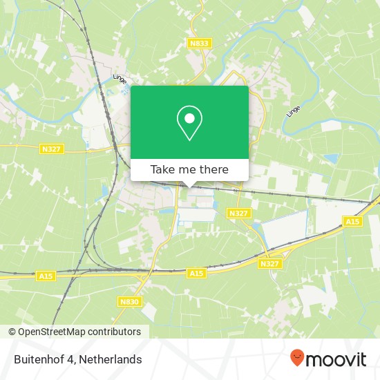 Buitenhof 4, 4194 AZ Meteren Karte