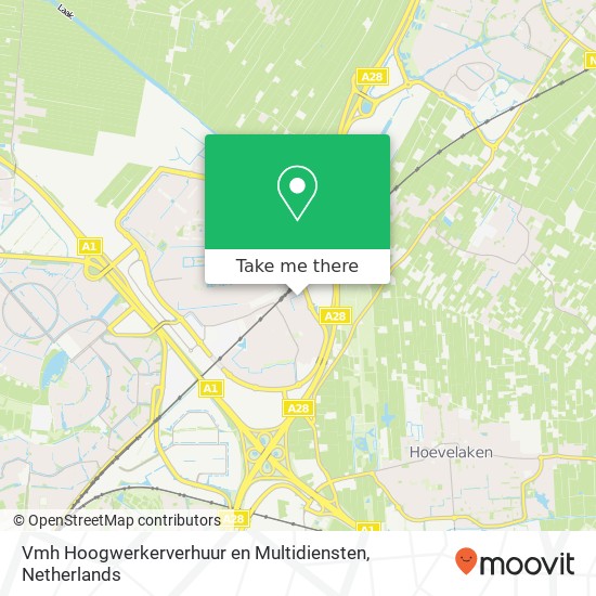 Vmh Hoogwerkerverhuur en Multidiensten, Buurtsdijk 7 map