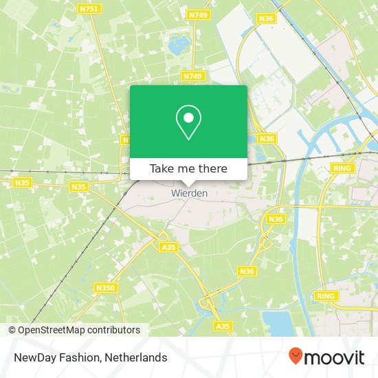 NewDay Fashion, Stationsstraat 12 Karte