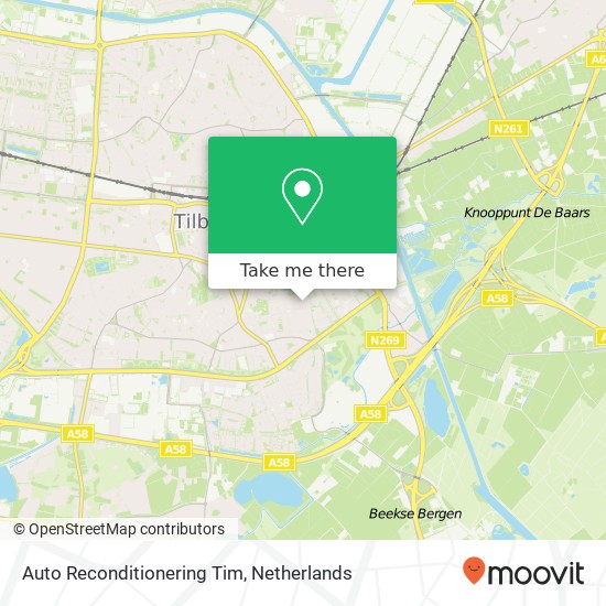 Auto Reconditionering Tim, Burchtstraat 3 Karte