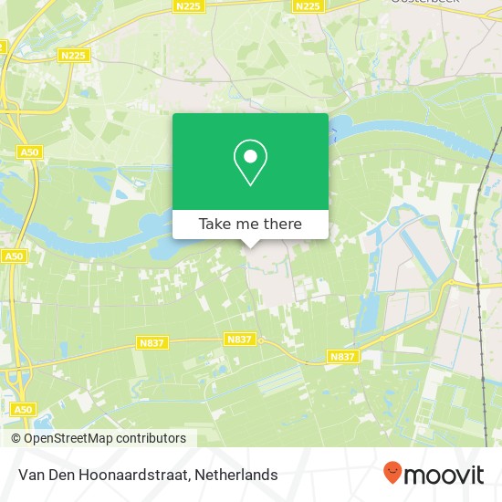 Van Den Hoonaardstraat, Van Den Hoonaardstraat, 6665 Driel, Nederland map