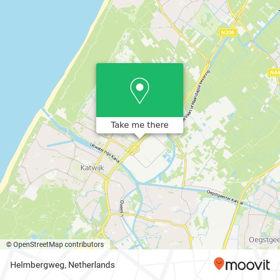 Helmbergweg, Helmbergweg, 2221 Katwijk aan Zee, Nederland Karte