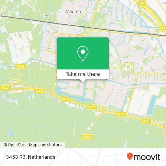 3453 RB, 3453 RB Utrecht, Nederland map