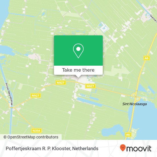 Poffertjeskraam R. P. Klooster, Kade map