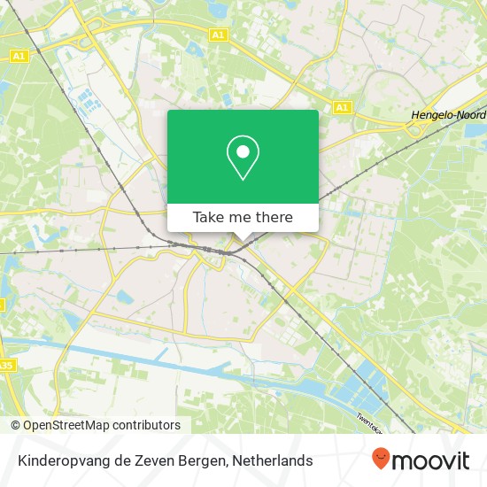 Kinderopvang de Zeven Bergen, Enschedesestraat 119 map